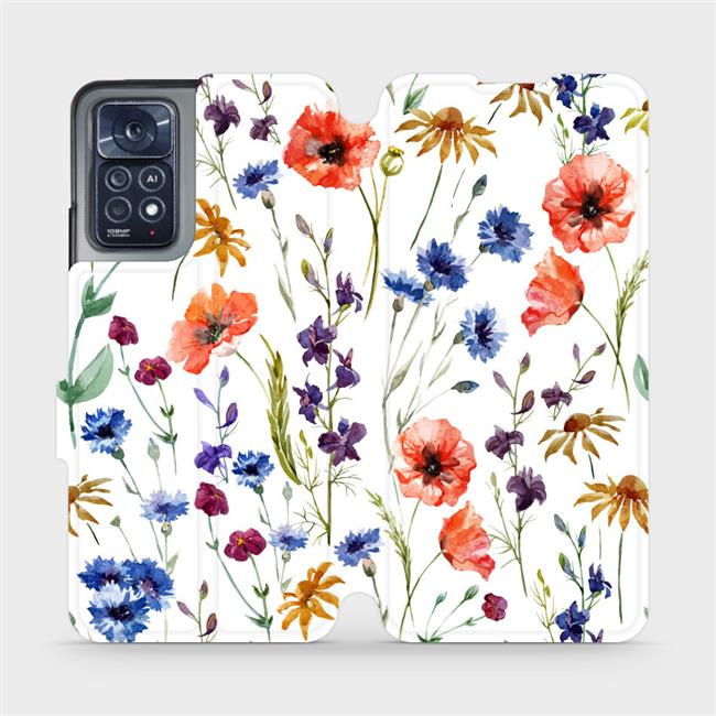 Flipové pouzdro Mobiwear - Xiaomi Redmi Note 11 Pro 5G - MP04S Luční kvítí