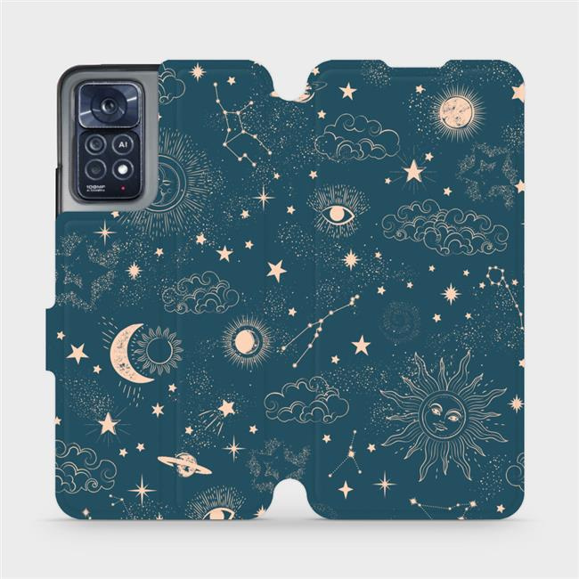 Flipové pouzdro Mobiwear - Xiaomi Redmi Note 11 Pro 5G - VP14S Magický vesmír