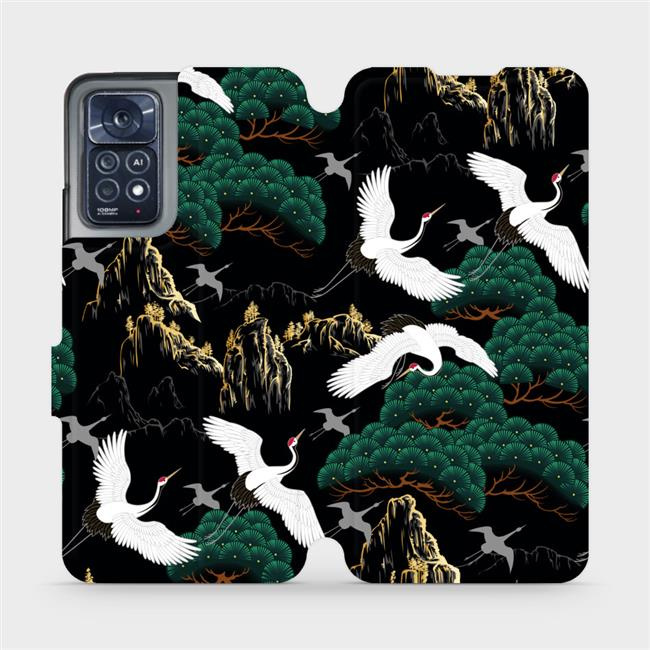 Flipové pouzdro Mobiwear - Xiaomi Redmi Note 11 Pro 5G - VP16S Jeřábi