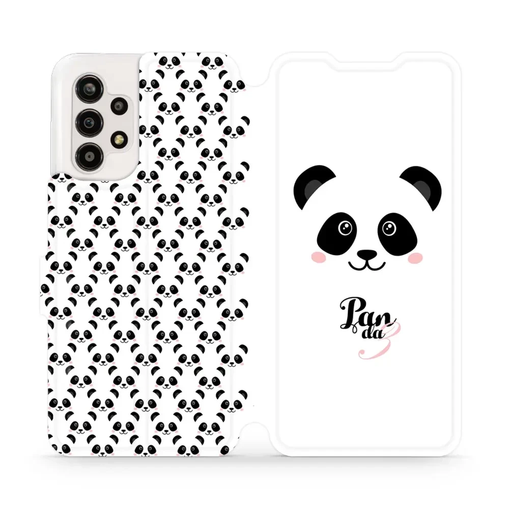 Flipové pouzdro Mobiwear - Samsung Galaxy A13 - M030P Panda Amálka