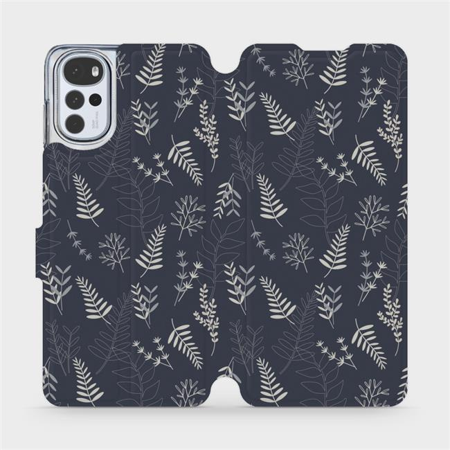 Flipové pouzdro Mobiwear - Motorola Moto G22 - VP15S Kapradiny