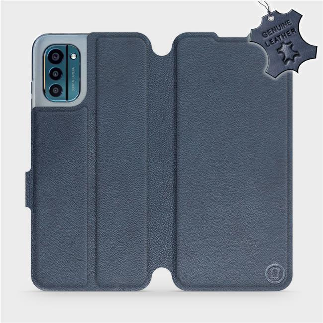 Kožené flip pouzdro Mobiwear - Nokia G21 / Nokia G11 - Modré