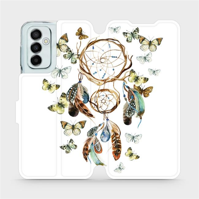 Flipové pouzdro Mobiwear - Samsung Galaxy M23 5G - M001P Lapač a motýlci