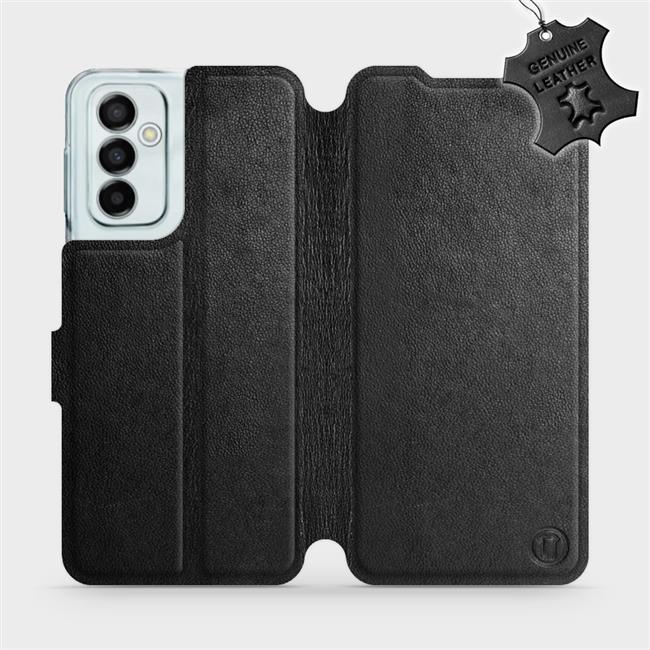 Kožené flip pouzdro Mobiwear - Samsung Galaxy M23 5G - Černé