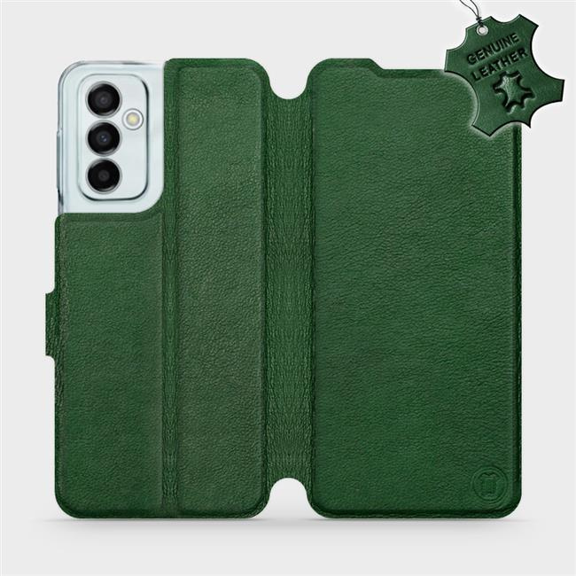 Kožené flip pouzdro Mobiwear - Samsung Galaxy M23 5G - Zelené
