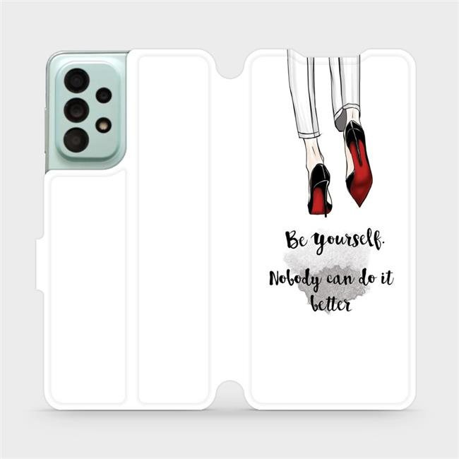 Flipové pouzdro Mobiwear - Samsung Galaxy A33 5G - M046P Be yourself