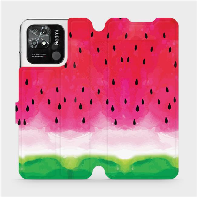 Flipové pouzdro Mobiwear - Xiaomi Redmi 10C - V086S Melounek
