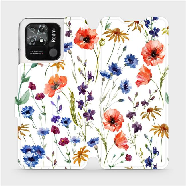 Flipové pouzdro Mobiwear - Xiaomi Redmi 10C - MP04S Luční kvítí