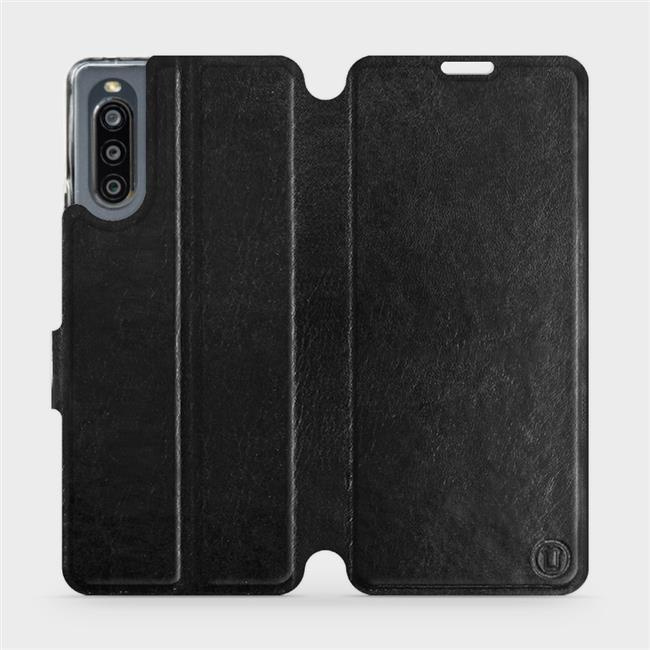Flipové pouzdro Mobiwear - Sony Xperia 10 IV - Černé a šedé