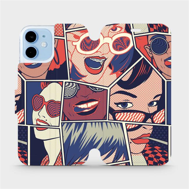 Flipové pouzdro Mobiwear - Apple iPhone 12 Mini - VP18P Komiks