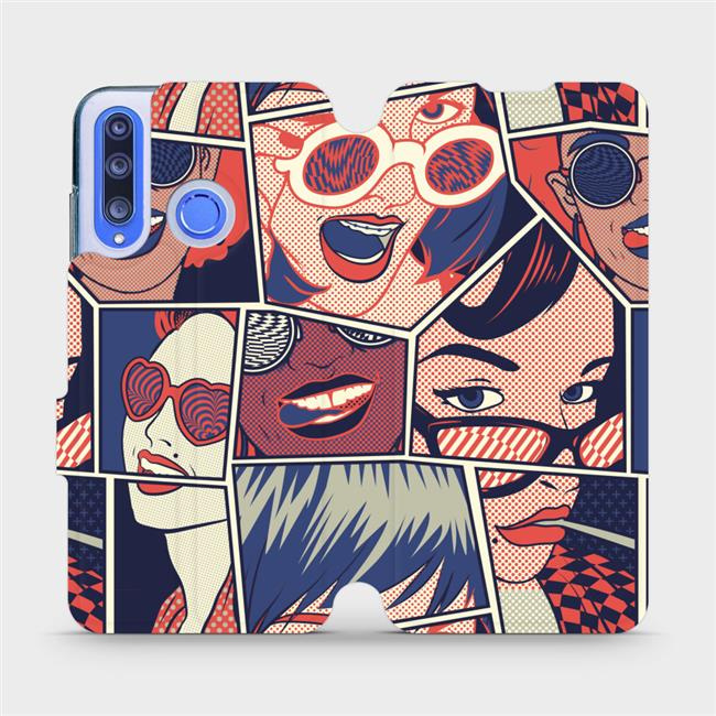 Flipové pouzdro Mobiwear - Honor 20 Lite / Honor 20e - VP18P Komiks