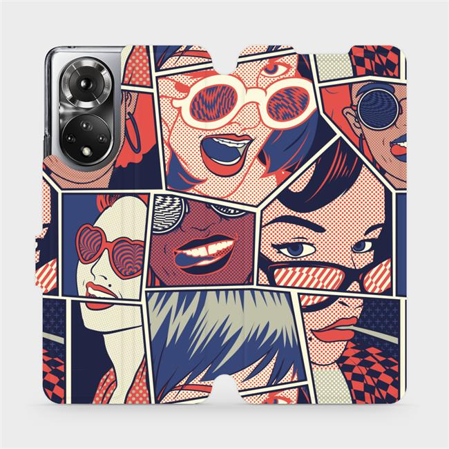 Flipové pouzdro Mobiwear - Honor 50 - VP18P Komiks