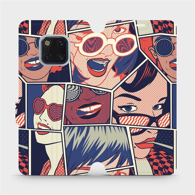 Flipové pouzdro Mobiwear - Huawei Mate 20 Pro - VP18P Komiks