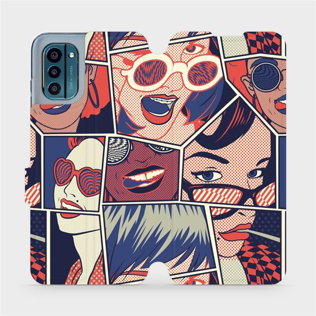 Flipové pouzdro Mobiwear - Nokia G21 / Nokia G11 - VP18P Komiks