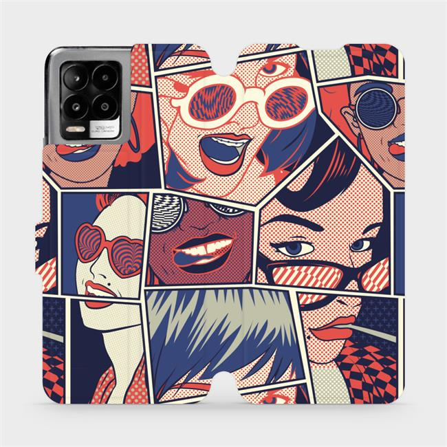Flipové pouzdro Mobiwear - Realme 8 - VP18P Komiks