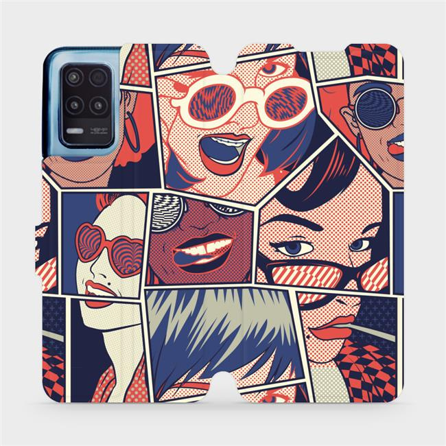 Flipové pouzdro Mobiwear - Realme 8 5G - VP18P Komiks