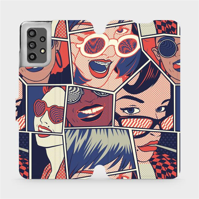 Flipové pouzdro Mobiwear - Samsung Galaxy A32 4G - VP18P Komiks