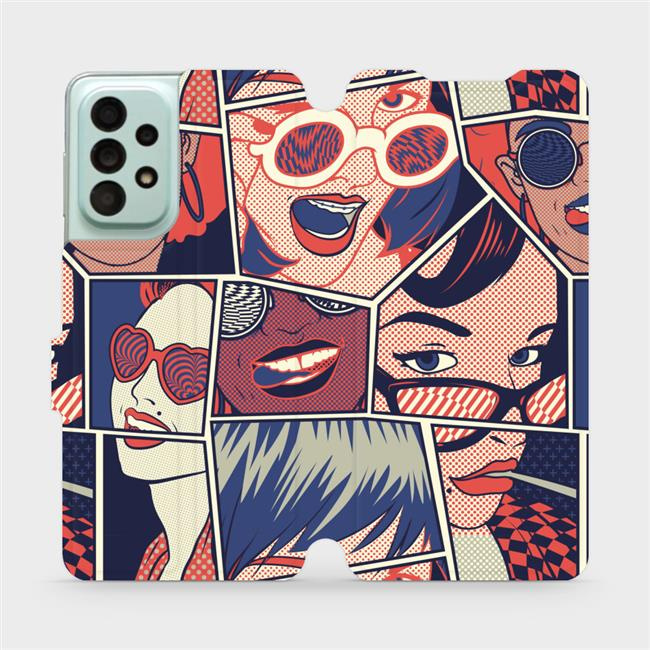 Flipové pouzdro Mobiwear - Samsung Galaxy A33 5G - VP18P Komiks