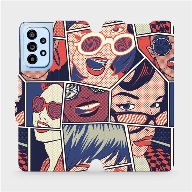 Flipové pouzdro Mobiwear - Samsung Galaxy A53 5G - VP18P Komiks