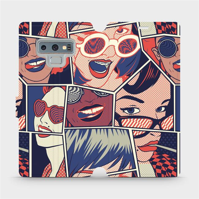 Flipové pouzdro Mobiwear - Samsung Galaxy Note 9 - VP18P Komiks