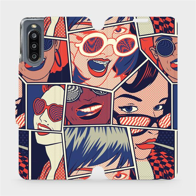 Flipové pouzdro Mobiwear - Sony Xperia 10 IV - VP18P Komiks
