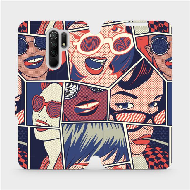 Flipové pouzdro Mobiwear - Xiaomi Redmi 9 - VP18P Komiks
