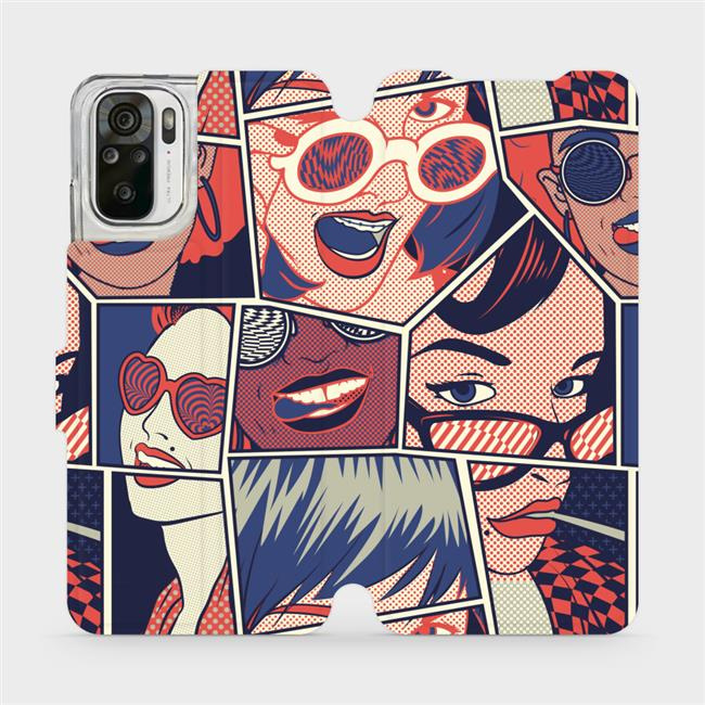 Flipové pouzdro Mobiwear - Xiaomi Redmi Note 10S - VP18P Komiks