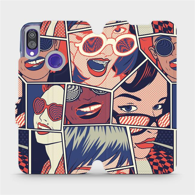 Flipové pouzdro Mobiwear - Xiaomi Redmi Note 7 - VP18P Komiks