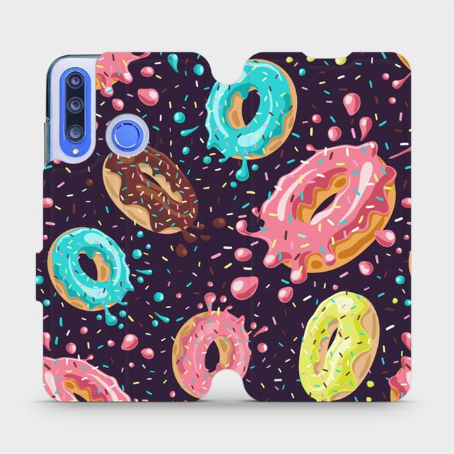 Flipové pouzdro Mobiwear - Honor 20 Lite / Honor 20e - VP19S Donutky