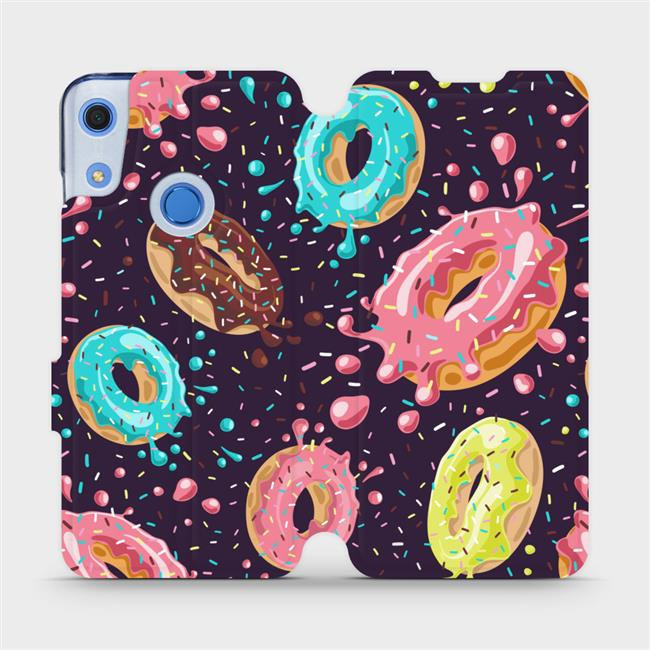 Flipové pouzdro Mobiwear - Huawei Y6S / Honor 8A - VP19S Donutky
