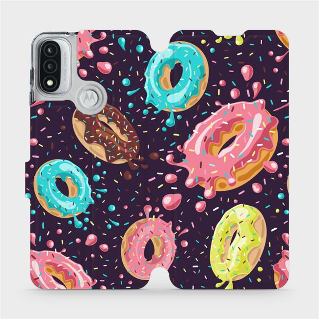 Flipové pouzdro Mobiwear - Motorola Moto E20 - VP19S Donutky