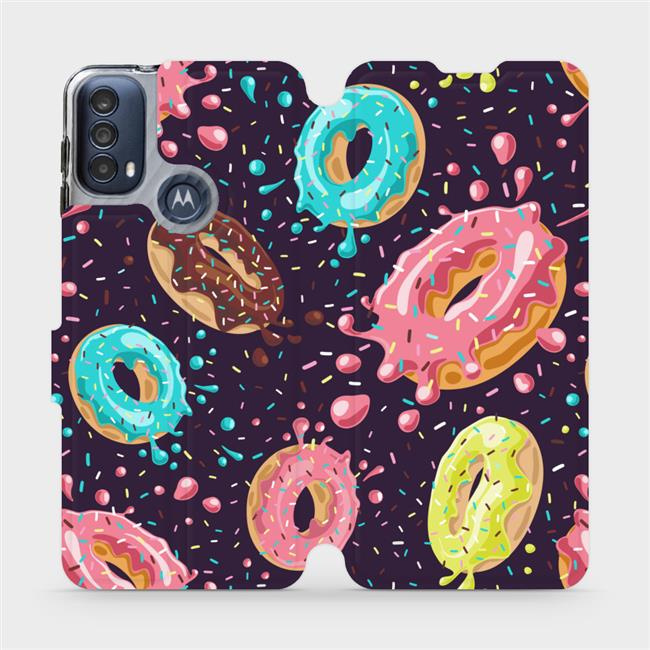 Flipové pouzdro Mobiwear - Motorola Moto E40 - VP19S Donutky