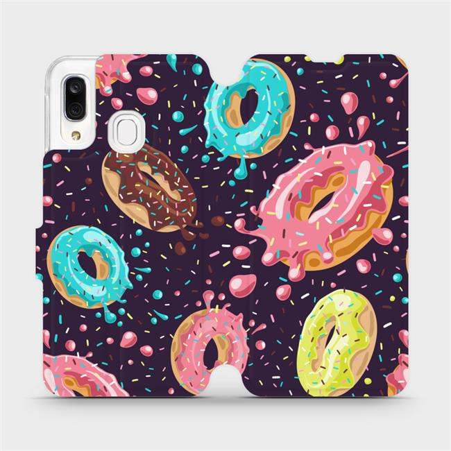 Flipové pouzdro Mobiwear - Samsung Galaxy A40 - VP19S Donutky