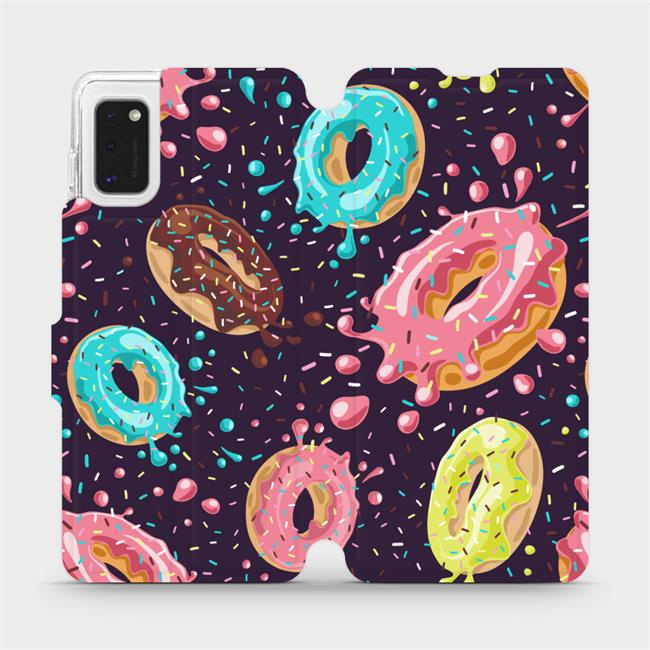 Flipové pouzdro Mobiwear - Samsung Galaxy A41 - VP19S Donutky