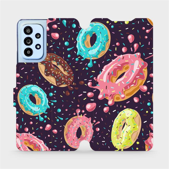 Flipové pouzdro Mobiwear - Samsung Galaxy A53 5G - VP19S Donutky