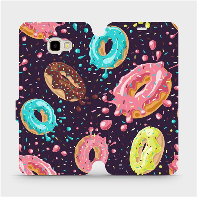 Flipové pouzdro Mobiwear - Samsung Galaxy J4 Plus 2018 - VP19S Donutky
