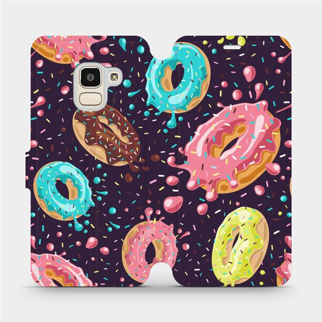 Flipové pouzdro Mobiwear - Samsung Galaxy J6 2018 - VP19S Donutky