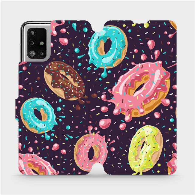 Flipové pouzdro Mobiwear - Samsung Galaxy M51 - VP19S Donutky