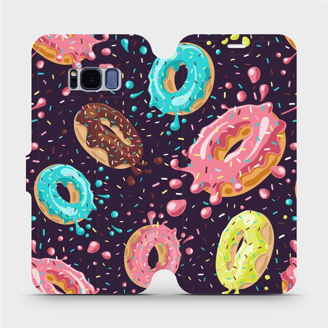 Flipové pouzdro Mobiwear - Samsung Galaxy S8 - VP19S Donutky