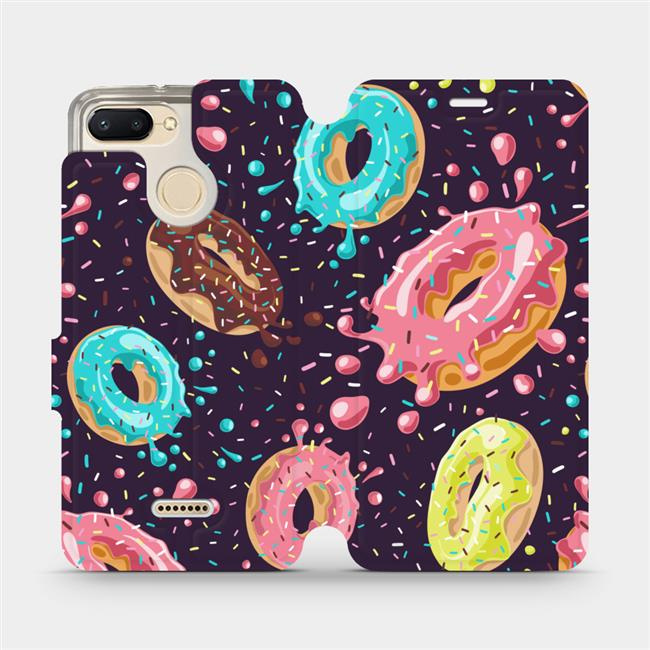 Flipové pouzdro Mobiwear - Xiaomi Redmi 6 - VP19S Donutky