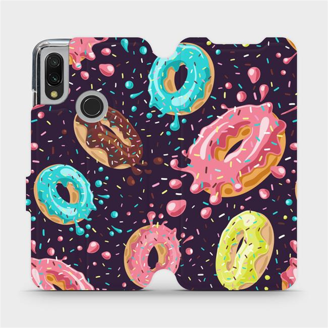 Flipové pouzdro Mobiwear - Xiaomi Redmi 7 - VP19S Donutky