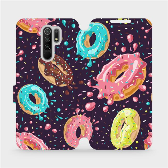 Flipové pouzdro Mobiwear - Xiaomi Redmi 9 - VP19S Donutky