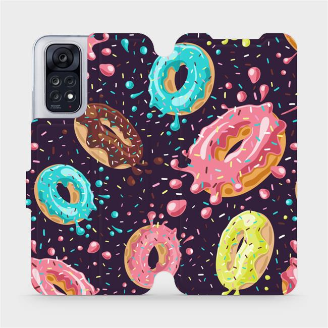 Flipové pouzdro Mobiwear - Xiaomi Redmi Note 11 - VP19S Donutky