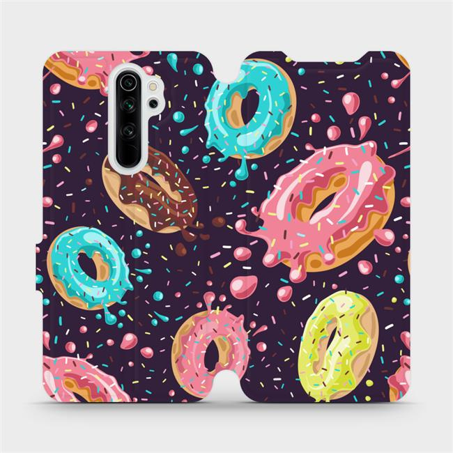 Flipové pouzdro Mobiwear - Xiaomi Redmi Note 8 Pro - VP19S Donutky