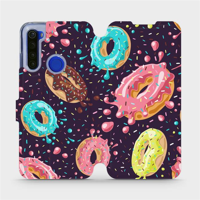 Flipové pouzdro Mobiwear - Xiaomi Redmi Note 8T - VP19S Donutky