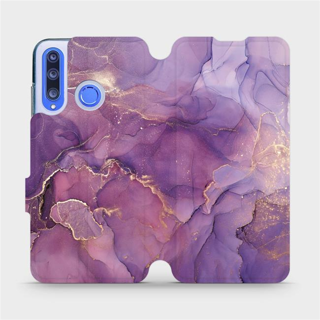 Flipové pouzdro Mobiwear - Honor 20 Lite / Honor 20e - VP20S Fialový mramor