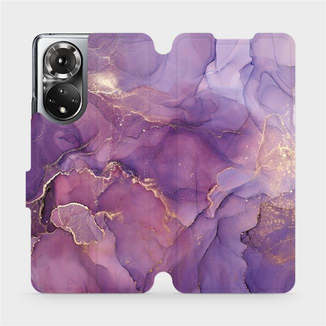 Flipové pouzdro Mobiwear - Honor 50 - VP20S Fialový mramor