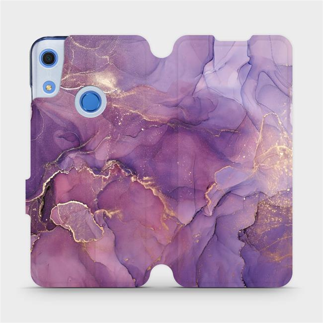 Flipové pouzdro Mobiwear - Huawei Y6S / Honor 8A - VP20S Fialový mramor