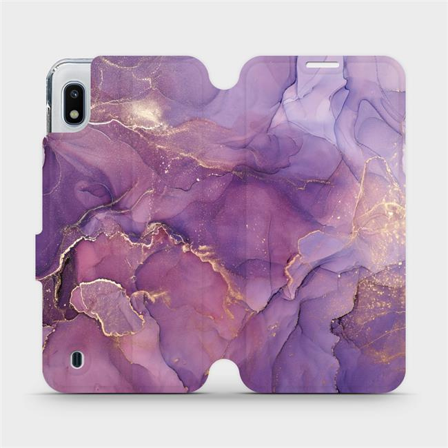 Flipové pouzdro Mobiwear - Samsung Galaxy A10 - VP20S Fialový mramor