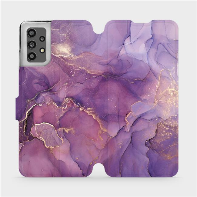 Flipové pouzdro Mobiwear - Samsung Galaxy A32 4G - VP20S Fialový mramor